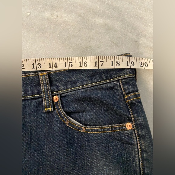 Levi’s 515 Size 16L Dark Wash Boot Cut Cotton Stretch Denim Jeans - Picture 10 of 11